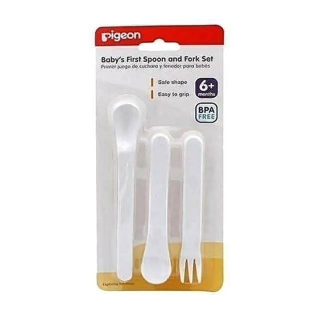 PIGEON First Spoon and Fork Set sendok dan garpu bayi set 3 pcs