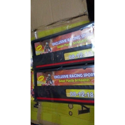 bungkus plat nomor motor wadah plat nomor variasi plat nomor motor