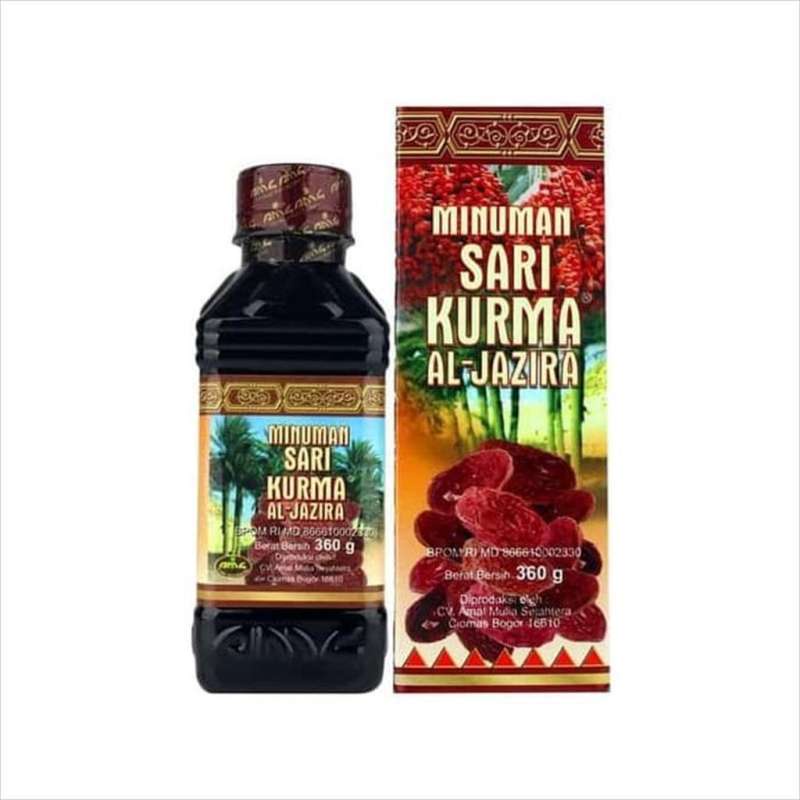 

Minuman Sari Kurma Al-Jazira 360gr / Membantu Memelihara Kesehatan / Sari Kurma Kaya Manfaat