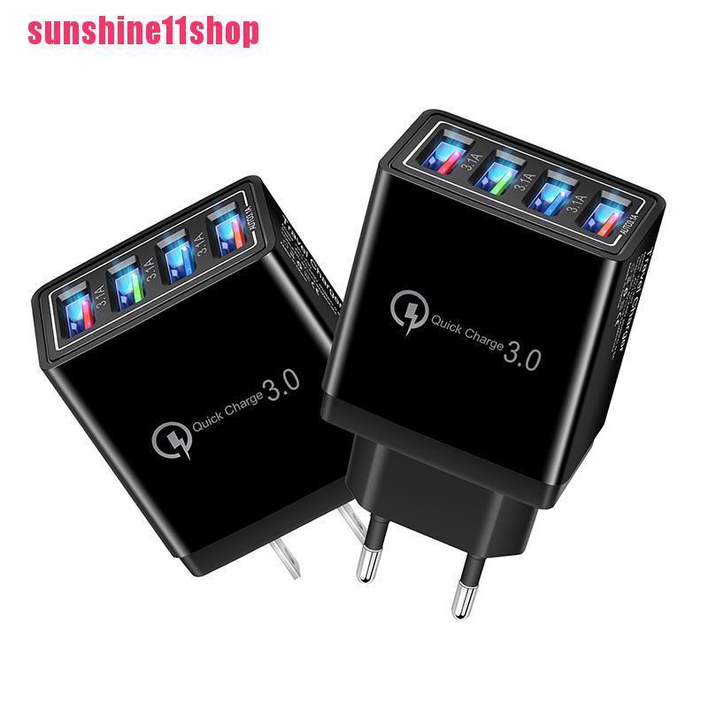 Adapter Power Charger Dinding 4 Port USB 3.0 QC