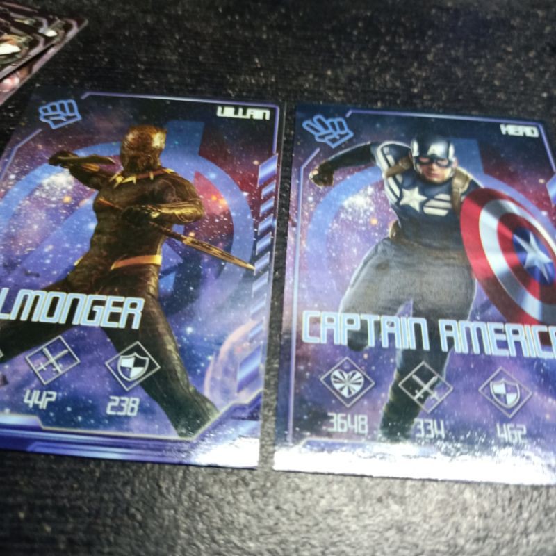 Kartu Avengers AR IronMan Thor Black Panther 24pak Cover Berbeda (+-336 Cards)