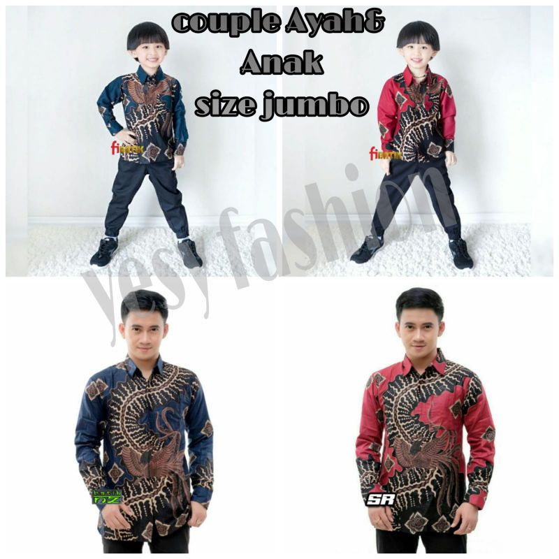 COUPLE BATIK - BAJU BATIK AYAH DAN ANAK TERLARIS