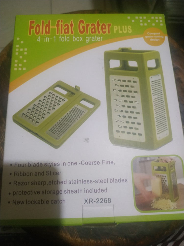 Fold Fiat Grater Foldable Nicer Dicer Parutan Pengiris 4in1 Xr2268