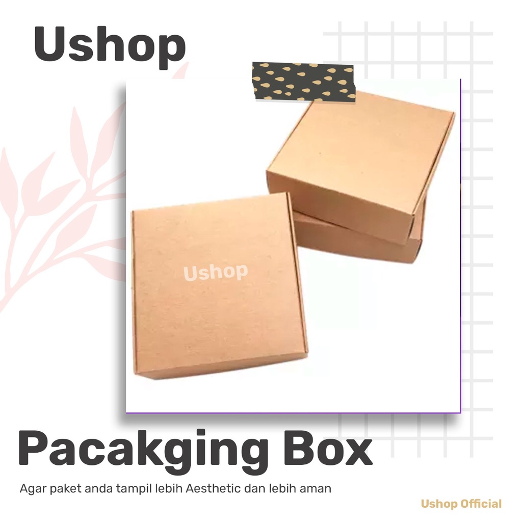 Jual Tambahan Packing Kardus Box Aesthetic Untuk Kado Pernikahan