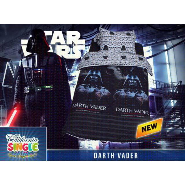 Sprei Single California Star Wars Darth Vader 120