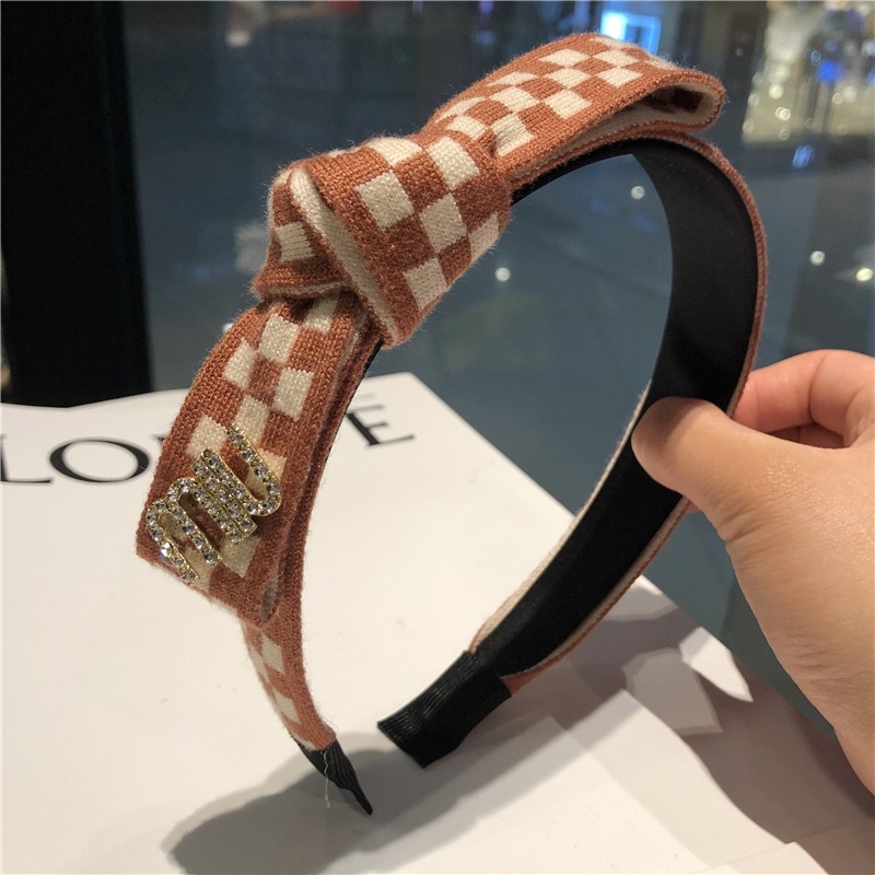 bando- 17 Women Girls Cross Bee Hairband Hair Band Female Sweet Patchwork