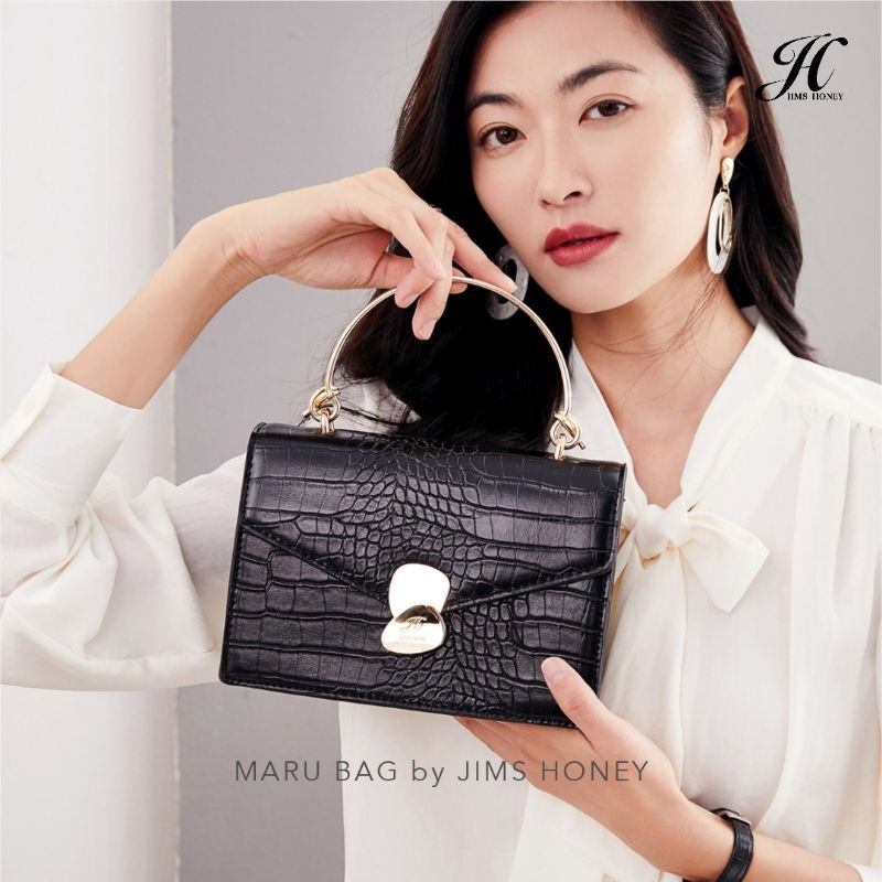 MARU BAG JIMSHONEY TAS SELEMPANG SLINGBAG  WANITA ELEGANT CROCO