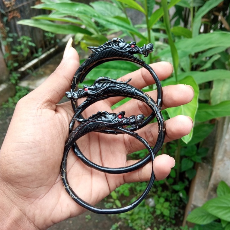 Gelang akar bahar ukir naga/Gelang akar bahar murah/Gelang akar bahar ukir