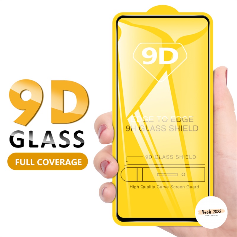 Pelindung Layar Tempered Glass 9D Anti Air Untuk VIVO V23 V23E V21E Y20 Y76 Y21 2021 Y33S Y21S Y17 Y11 Y73 Y72 Y52 Y15S T1 Y12 Y15I Y01 Y30 Y31