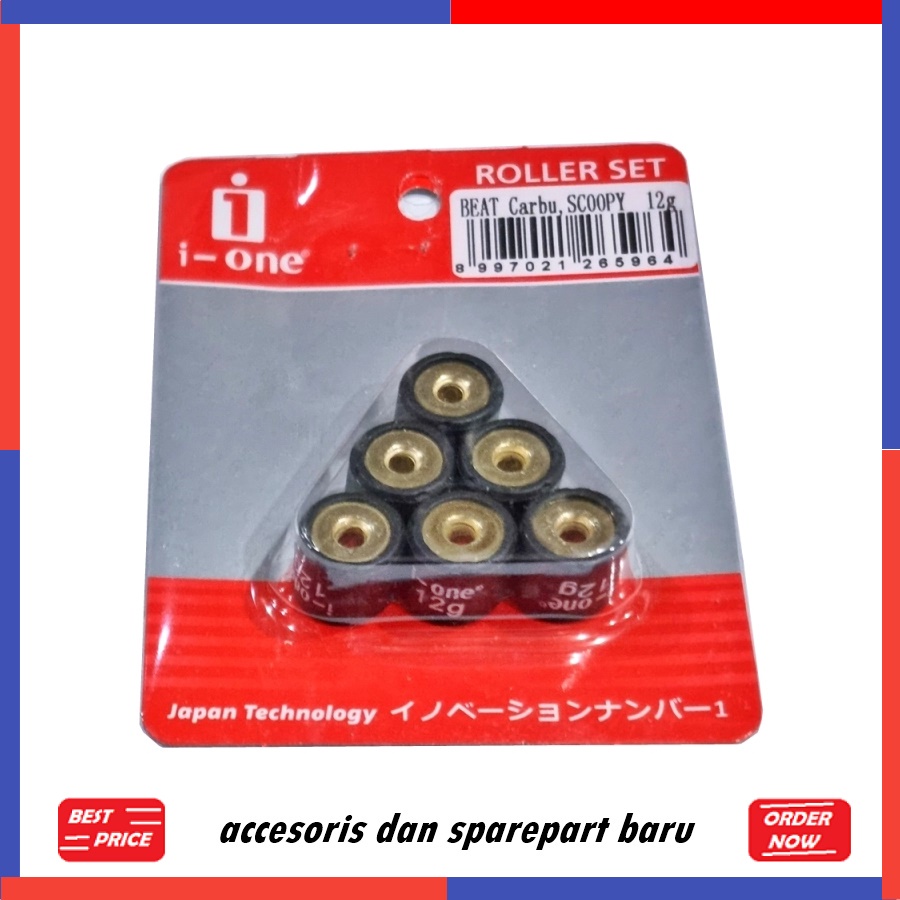 ROLLER BEAT,SCOOPY 12g SPAREPART MOTOR IONERACING