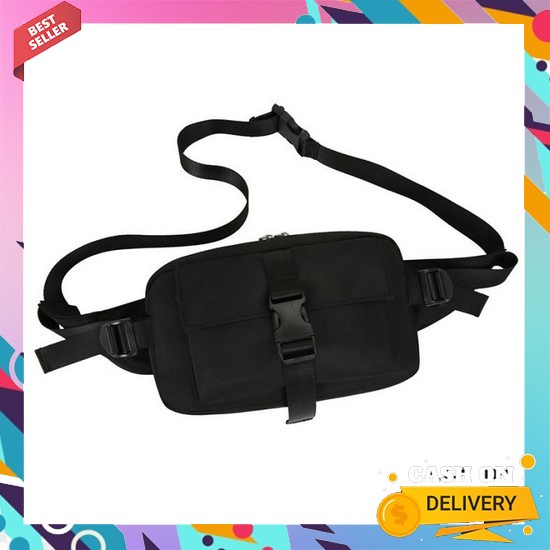 ( Nyala Dalam Gelap ) Promo Tas Selempang Pria Glow In The Dark Waterproof Terbaru Kualitas Import T
