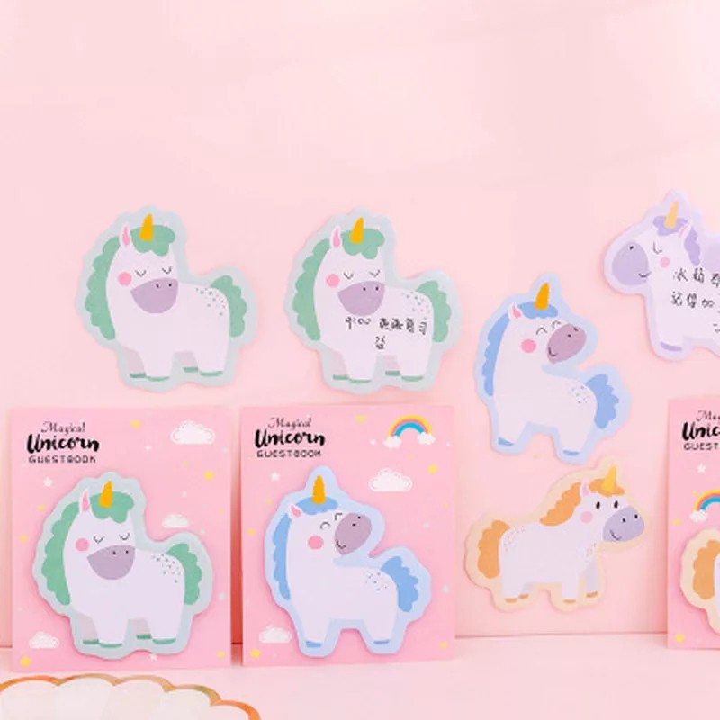 

MEMO MURAH MEMO LUCU PONY POST IT/ STICKY NOTES MEMO LUCU KARAKTER UNICORN