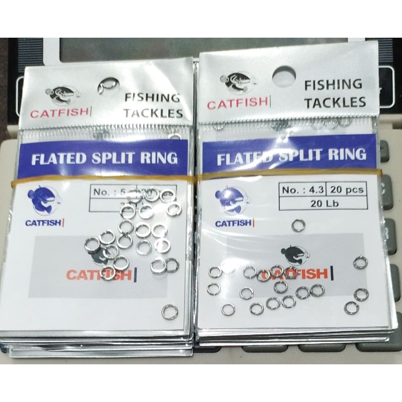 split ring catfish / flated split ring