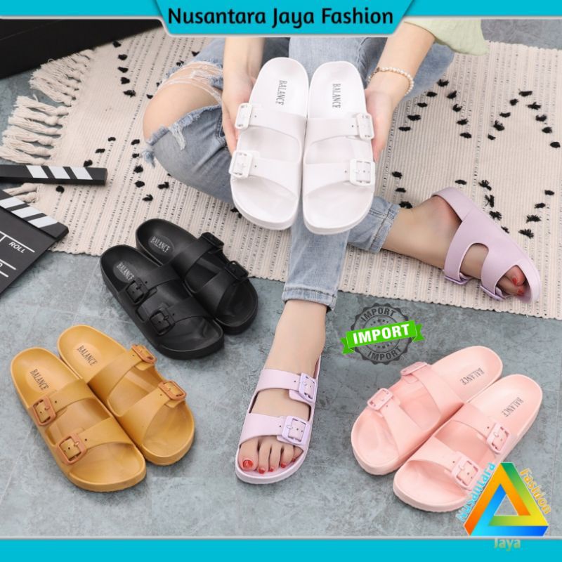 sandal Eva ban 2 cewek sendal wanita terbaru sandal jely karet