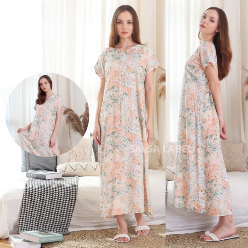 daster long semata kaki, daster panjang viral kekinian, daster rayon busui terlaris-6