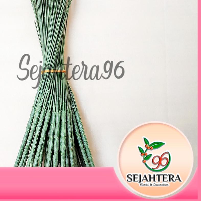 ✩ Tangkai Dan Aksesoris Daun Lusinan Cabang 5 Artificial - Motif Bunga/Melati/Semanggi/Keong/Polos ۞