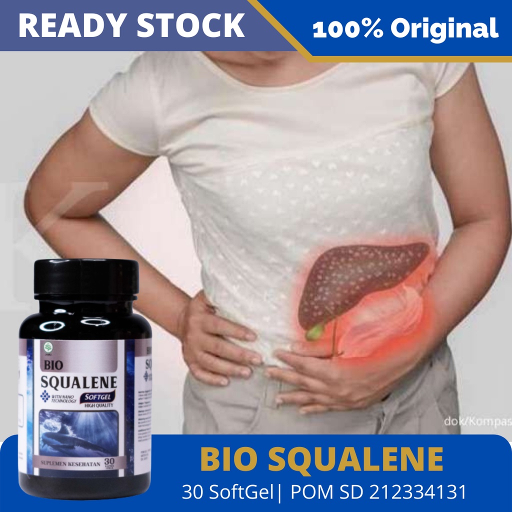 Obat Liver, Obat Liver Tradisional, Obat Liver Perut Membesar, Obat Liver Membengkak, Obat Liver Akut Dan Kronis, Obat Penyakit Kuning, Limpa, Hepatitis A-C, Liver Bengkak, Mengatasi Sakit Liver – Bio Squalene 100% Original BPOM