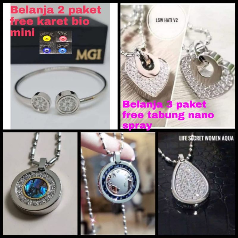 Promo Bioglass LSW Aqua LSW Heart2 LSW Hati LSWK Ori Bracelet