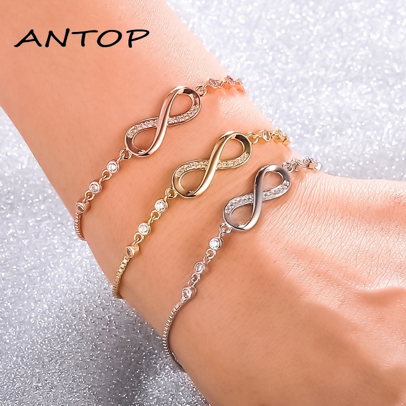 Korea Titanium Emas Gelang Hypoallergenic Adjustable Wanita Fashion Gelang Perhiasan Aksesoris Hadiah ANTOP