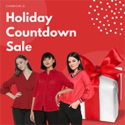 Cammomile kemeja wanita fashion 1904047-BiruV2