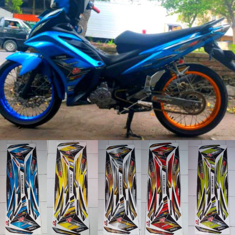 Stiker striping mx new 135 - Striping mx new variasi - Striping njmx 135 - Striping exciter 135 new