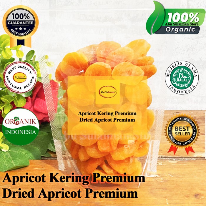 

Buah Kering - Buah Aprikot Kering Premium 1000 Gram/ Dried Apricot High Quality 1Kg