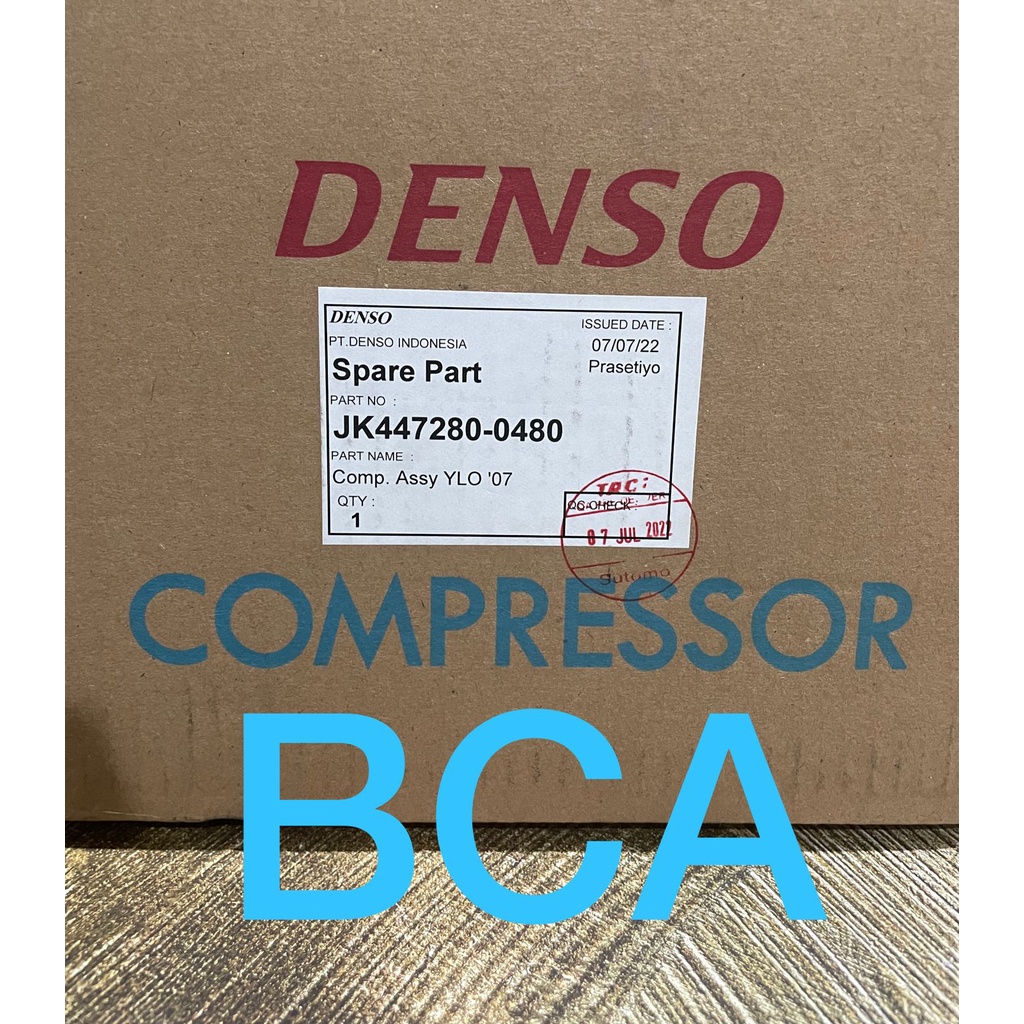 COMPRESSOR KOMPRESOR AC Mobil APV ARENA SINGLE ASLI DENSO