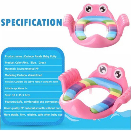 VnM020 | Portable Potty Seat Ring / Alas Duduk Toilet Training Anak / Baby Potty Training / Dudukan Toilet Anak / Perlengkapan Mandi Bayi