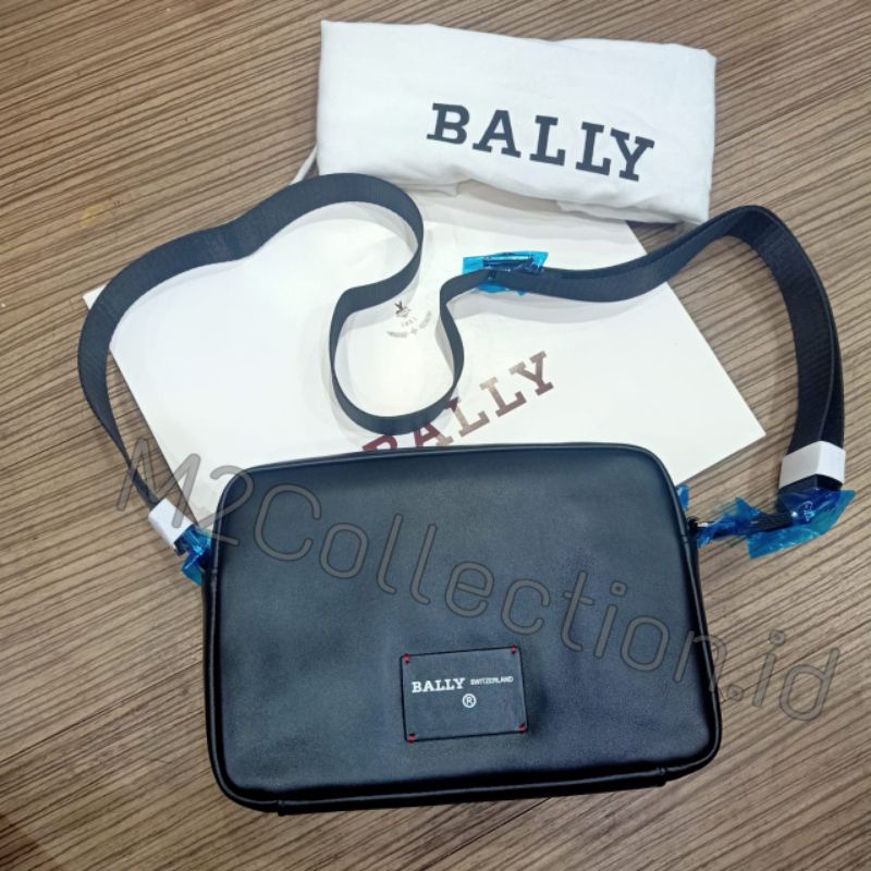 Tas Selempang BALLY Men Crossbody Leather Bag Mirror Quality