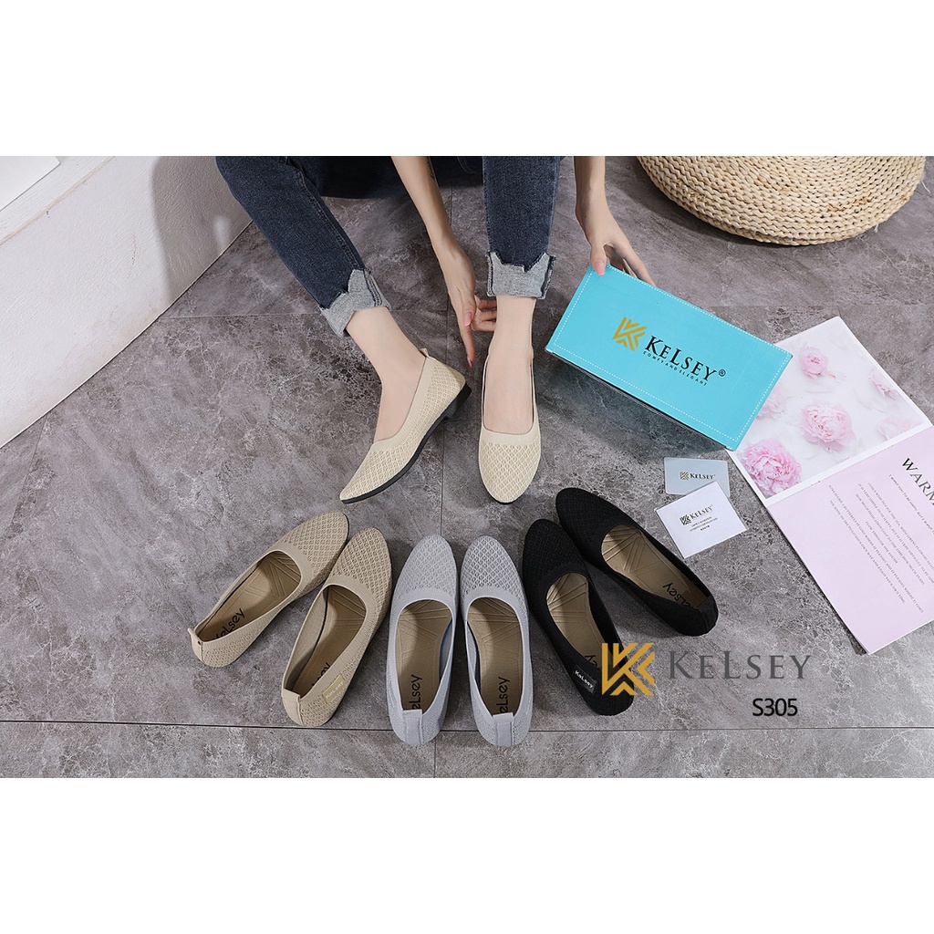 Nicole Sepatu Slip On Wanita / Sepatu Flat Wanita Original S305