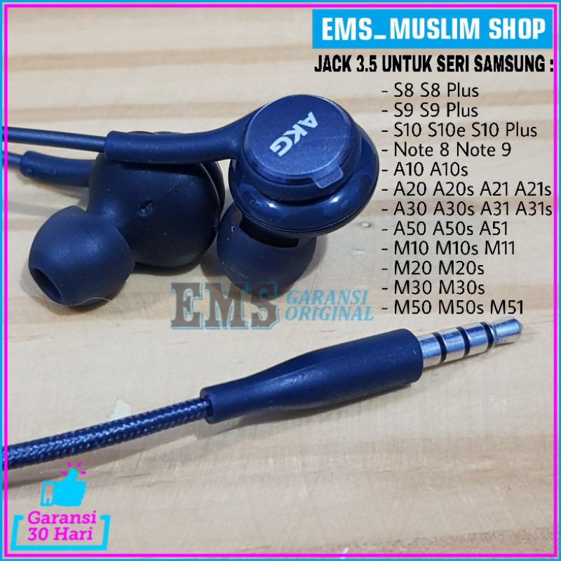 Headset Earphone Samsung ORIGINAL 100% By AKG