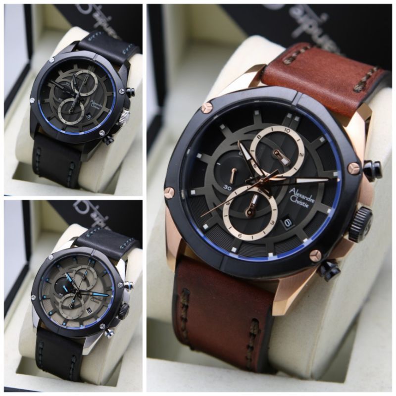 AC8589 Jam Tangan Pria Alexandre Christie AC8589 Original