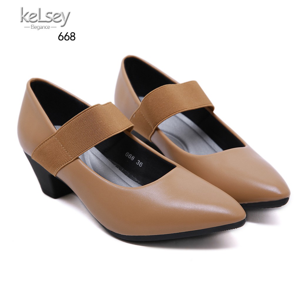 KELSEY #668 / SEPATU HEELS WANITA TERBARU