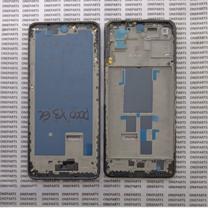 FRAME BEZZEL TULANG TENGAH DUDUKAN LCD XIAOMI POCOPHONE X3 GT ORIGINAL