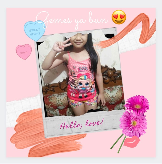 SINGLET ANAK PEREMPUAN FROZEN / KAOS DALAM ANAK PEREMPUAN / TANK TOP FROZEN