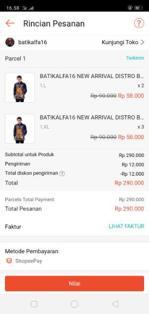 Batikalfa16 New Arrival Distro Batik Pria Bordir Sogan Hrb026 Batikaf Notoarto Batik Ipnu-ippnu Hem