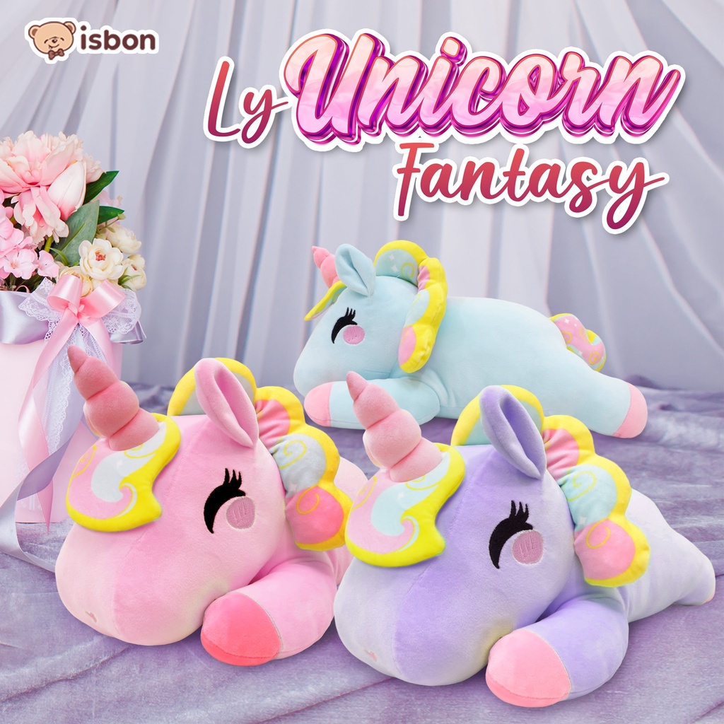 Boneka Kuda Cantik Ly Unicorn Fantasy 43 Cm Bahan Premium Bahan Premium Cocok Untuk Hadiah Gift Istana Boneka