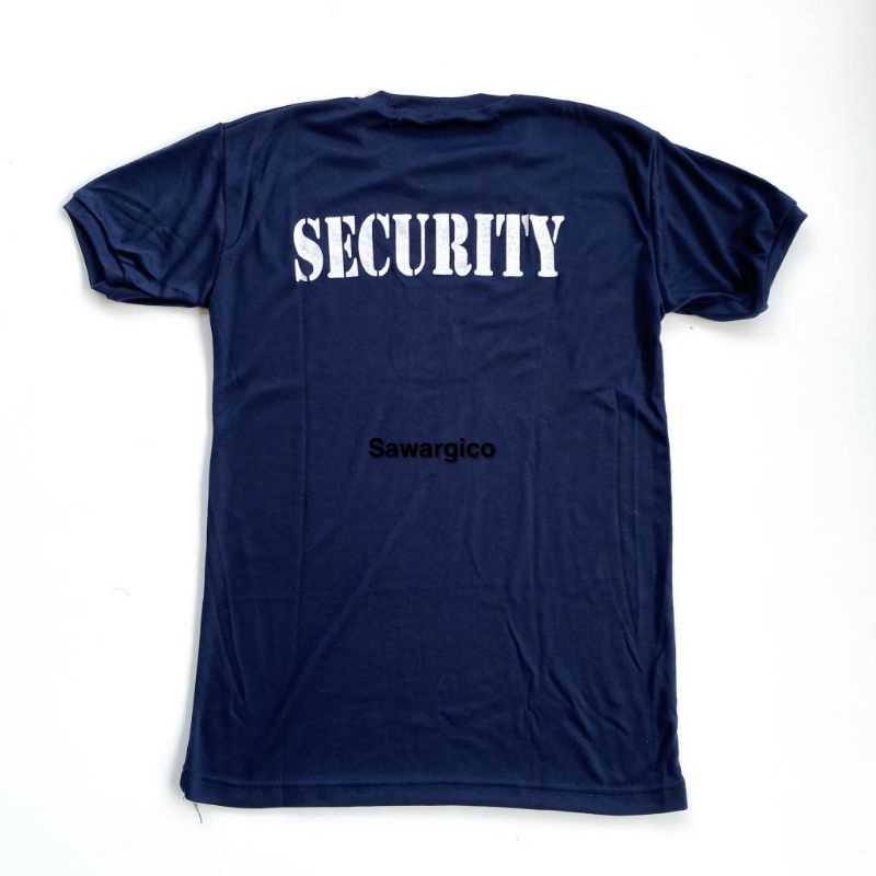 Baju kaos Satpam kaos Security kerah Pendek &amp; panjang