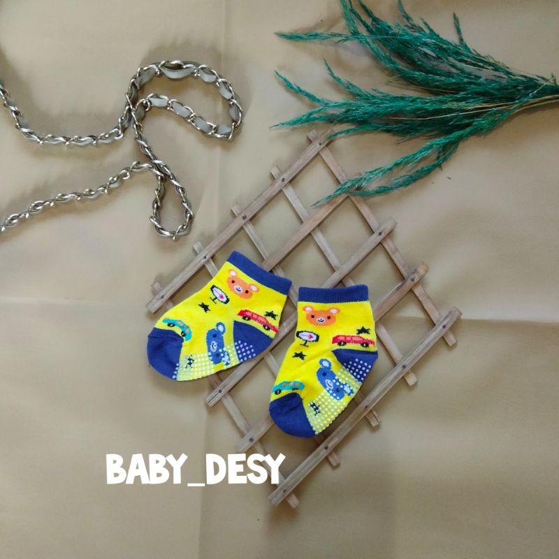 KAOS KAKI BAYI ANTI SELIP / MURAH LUCU / KAOS KAKI BAYI MOTIF / PELINDUNG KAKI BAYI