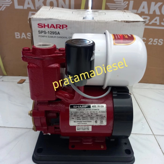 POMPA AIR SUMUR DANGKAL OTOMATIS SHARP SPS-129SA