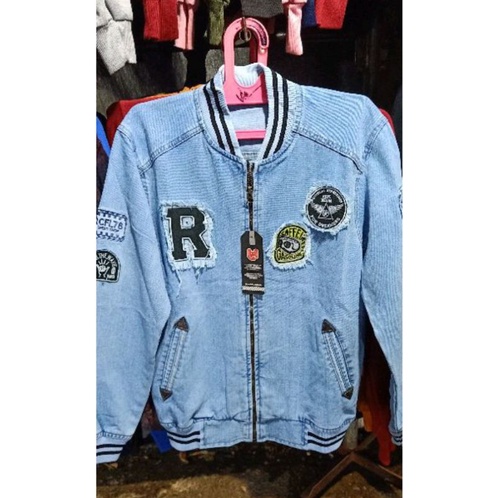 JAKET BOMBER JENS MODEL TERBARU JAKET PRIA JEAN PRIA