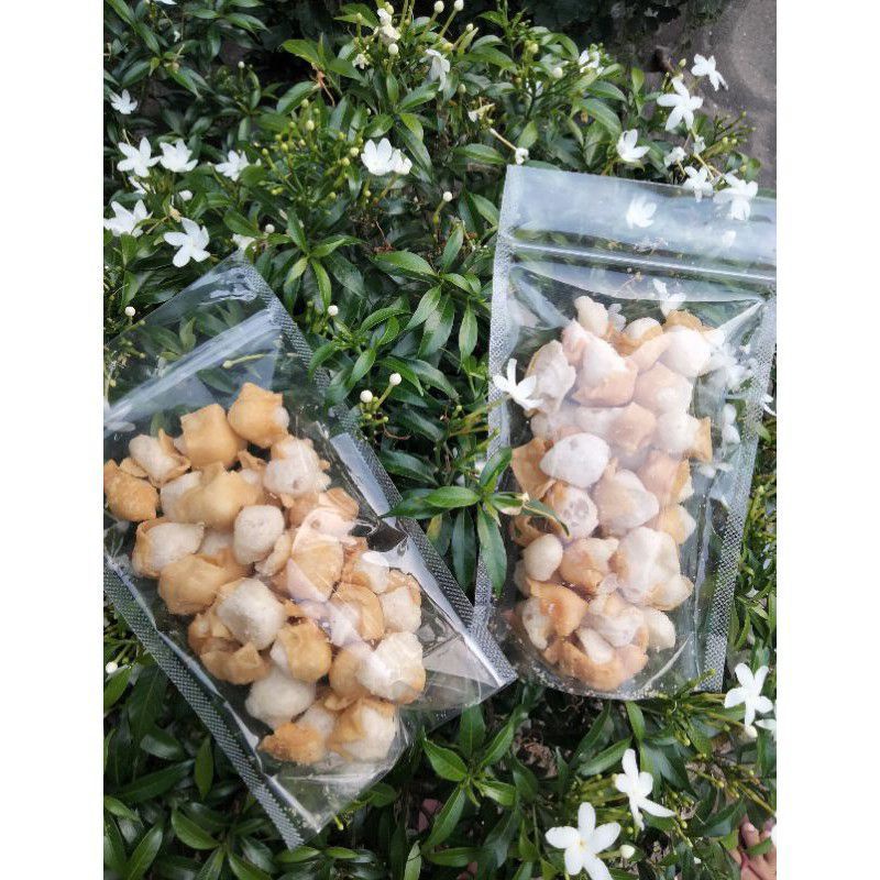 PAKET RESELLER  50 PCS (MIX Request dicatatan)Basreng pedas Extra Daun Jeruk Kemasan 100 gram (Bisa mix varian)