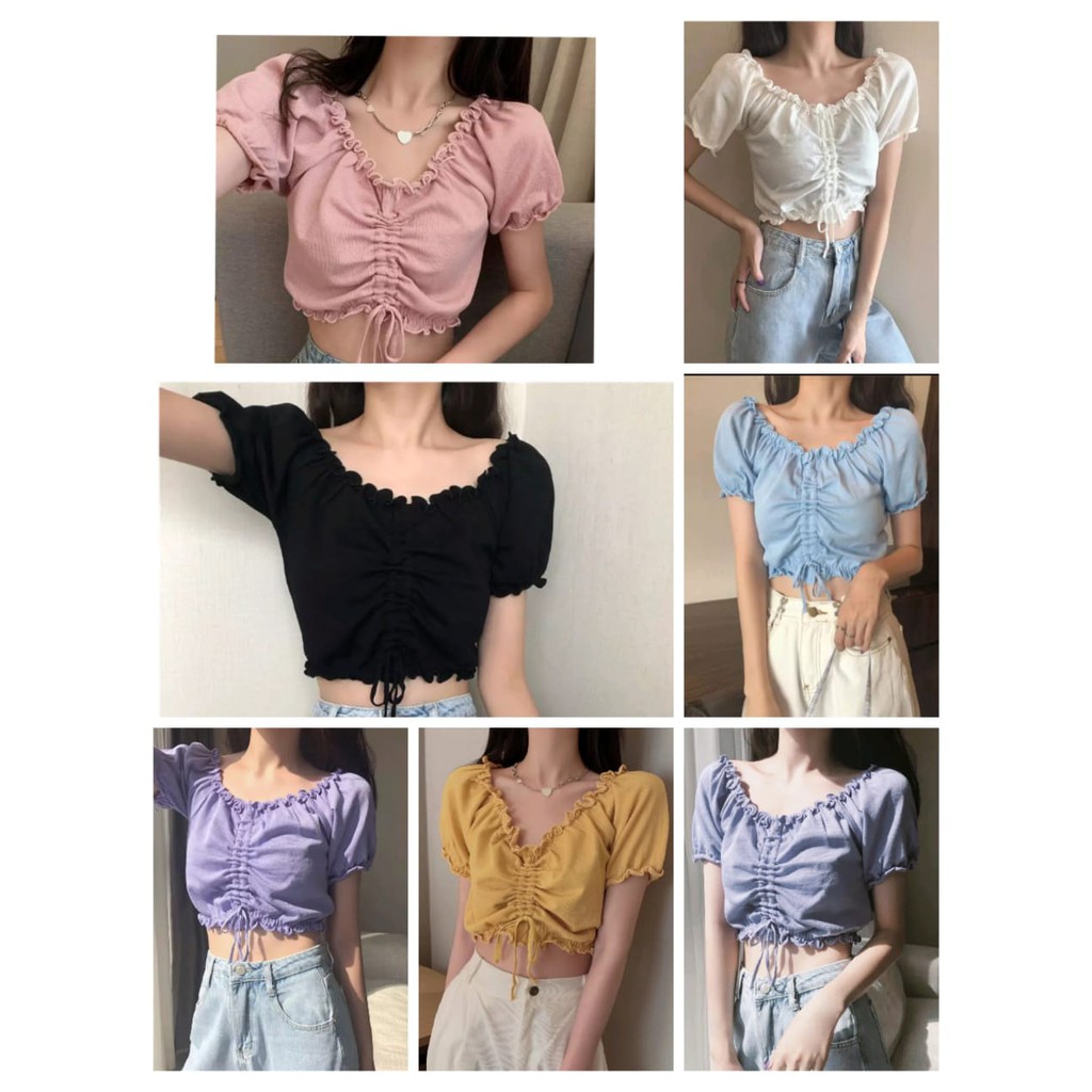 QR - ZEC Crop Neci Serut /  Friska Top RIB