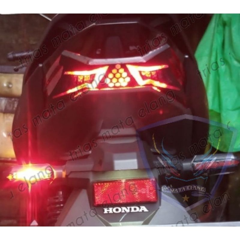 terlaris stiker stoplamp + sen new vario 160 custom stiker