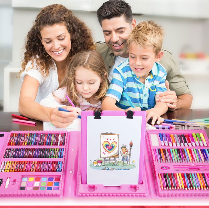 

208 Buah Lukisan Pena Set Serbaguna Netral Pulpen Warna Warni/seni Untuk Anak Crayon Set