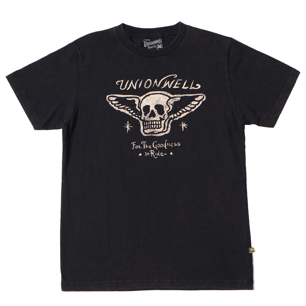 Unionwell Tshirt Original Kaos Angelos Black