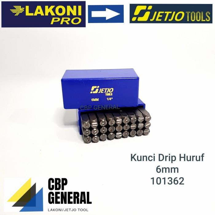 

Delia | Jetjo Tools Kunci Drip Huruf Set 6Mm / Letter Punch Ketok 6 Mm 101362