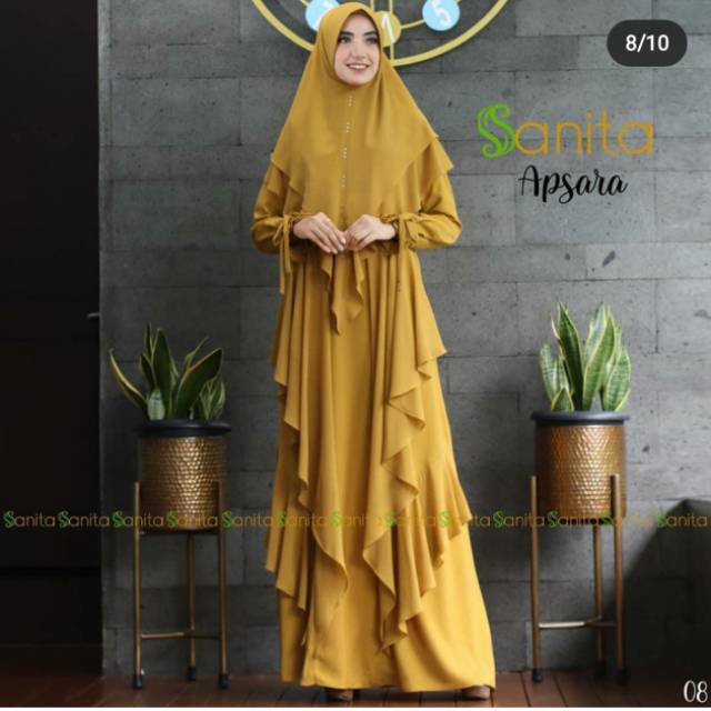 Baju muslim wanita syari sanita