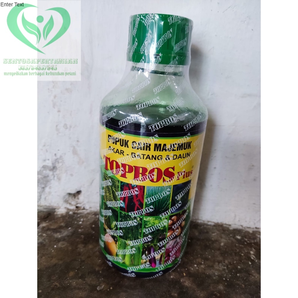 Pupuk pelengkap cair TOPBOS PLUS untuk akar,batang&daun isi 1 liter