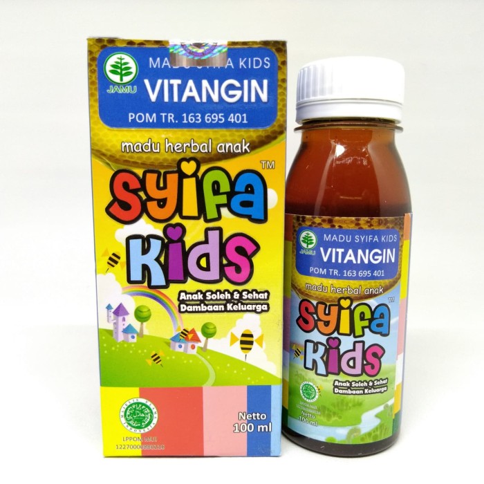 

Madu Anak Syifa Kids Penawar Angin - VITANGIN - Madu - Kesehatan - Herbal